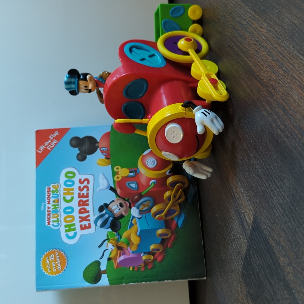 Mickey Mouse Clubhouse Choo-choo Express Train and Book
